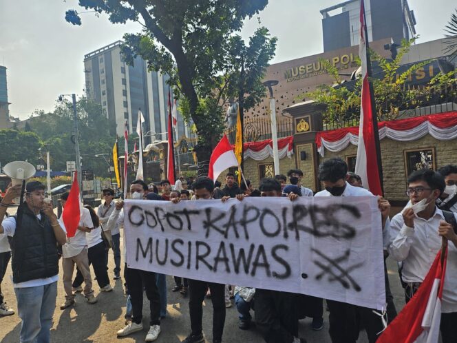
 MSI Demo Mabes Polri Minta Copot Kapolres Musi Rawas, Dirreskrimsus Polda Sumsel dan Jajaran Kasusdit IV Tipidter, Ini Kasusnya!