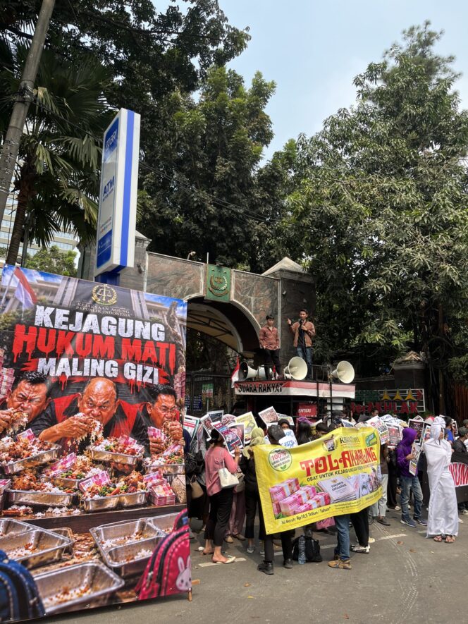 
 Solidaritas JMI Geruduk Kejagung, Desak Tersangka Korupsi MBG Dihukum Mati