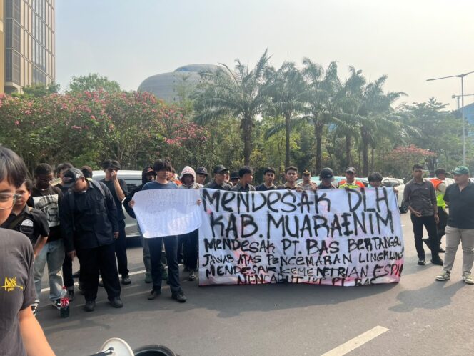
 Soroti Dugaan Pencemaran Sungai Enim, Permess Jakarta Geruduk Kantor PT BAS